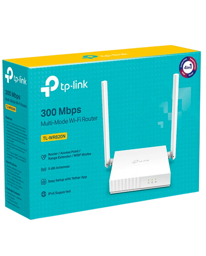 TP-Link TL-WR820N / N300 Многорежимный беспроводной маршрутизатор