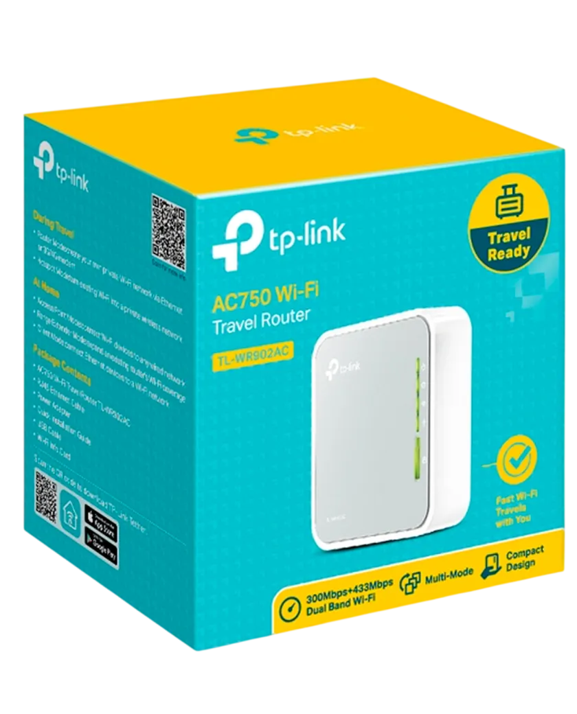 TP-Link TL-WR902AC / AC750 Портативный беспроводной маршрутизатор