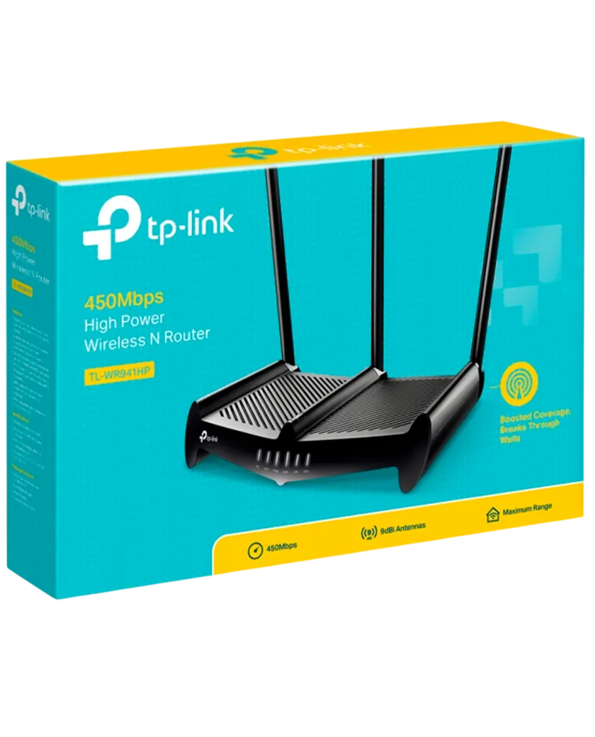 TP-Link TL-WR941HP / Высокомощный беспроводной маршрутизатор стандарта 450 Мбит/с