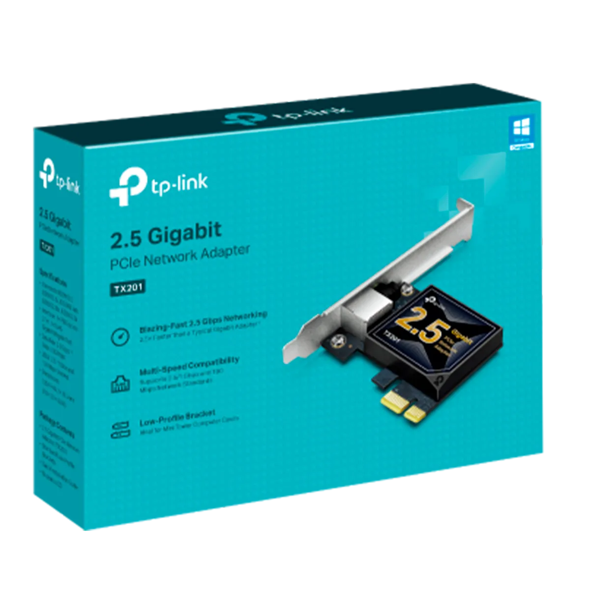 TP-Link TX201 / Сетевой PCIe-адаптер 2,5 Гбит/с