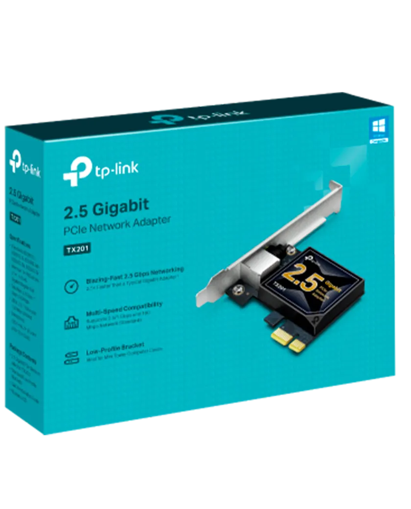 TP-Link TX201 / Сетевой PCIe-адаптер 2,5 Гбит/с