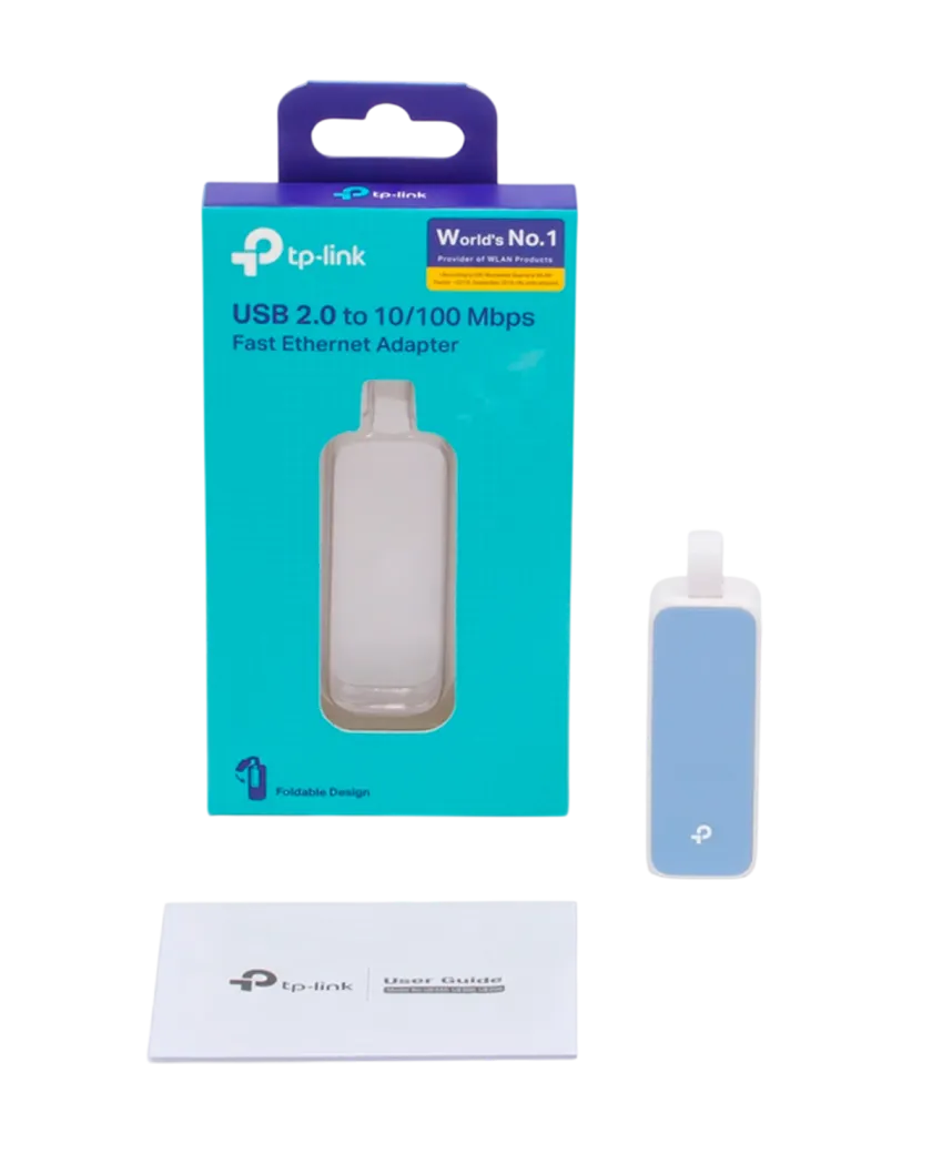 TP-Link UE200 / Сетевой адаптер USB 2.0 / Fast Ethernet