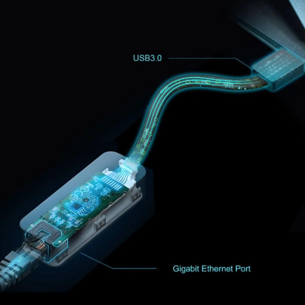 TP-Link UE306 / Сетевой адаптер USB 3.0 / Gigabit Ethernet