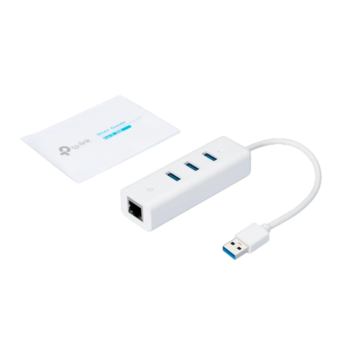 TP-Link UE330 / 3-портовый концентратор USB 3.0 с гигабитным Ethernet-адаптером