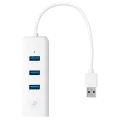 TP-Link UE330 / 3-портовый концентратор USB 3.0 с гигабитным Ethernet-адаптером