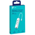TP-Link UE330C / HUB 3-портовый USB 3.0 Type-C с гигабитным Ethernet-адаптером