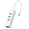 TP-Link UE330C / HUB 3-портовый USB 3.0 Type-C с гигабитным Ethernet-адаптером