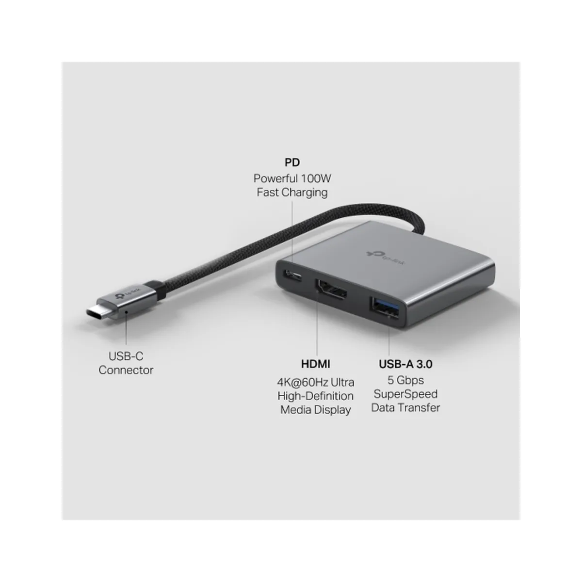 TP-Link UH3020C / HUB USB Type-C 3 в 1