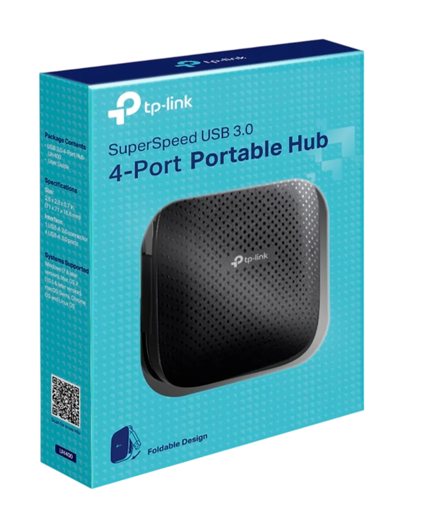 TP-Link UH400 / HUB 4-портовый портативный USB 3.0