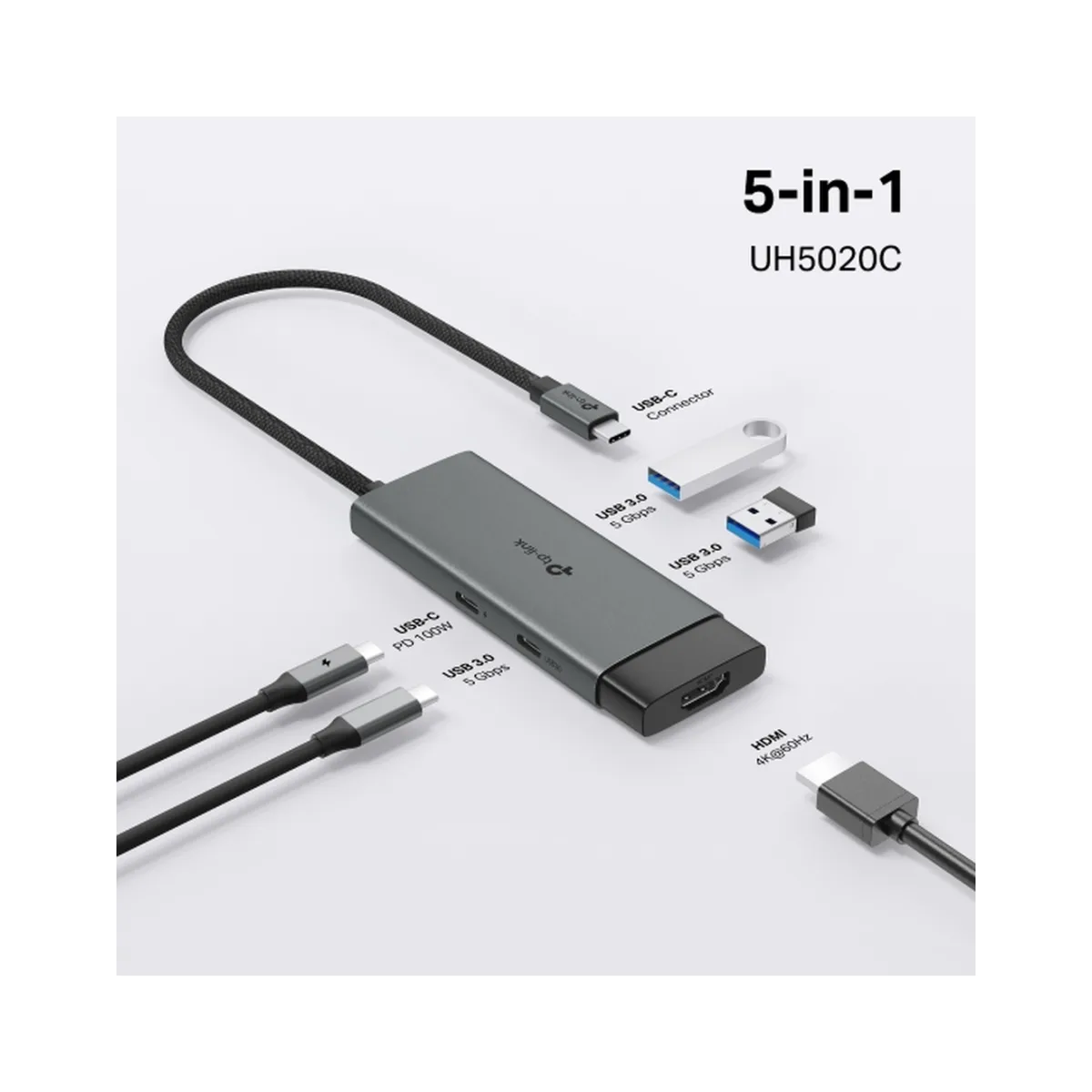 TP-Link UH5020C / HUB USB Type-C 5 в 1