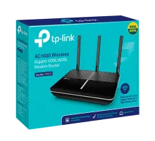 TP-Link Archer VR600 / AC2100 Беспроводной двухдиапазонный гигабитный MU-MIMO маршрутизатор со встроенным VDSL/ADSL-модемом и USB-портом