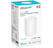 TP-Link Deco X10-4G (1-pack) / AX1500 Маршрутизатор Mesh-системы Wi-Fi 6 с 4G+ модемом