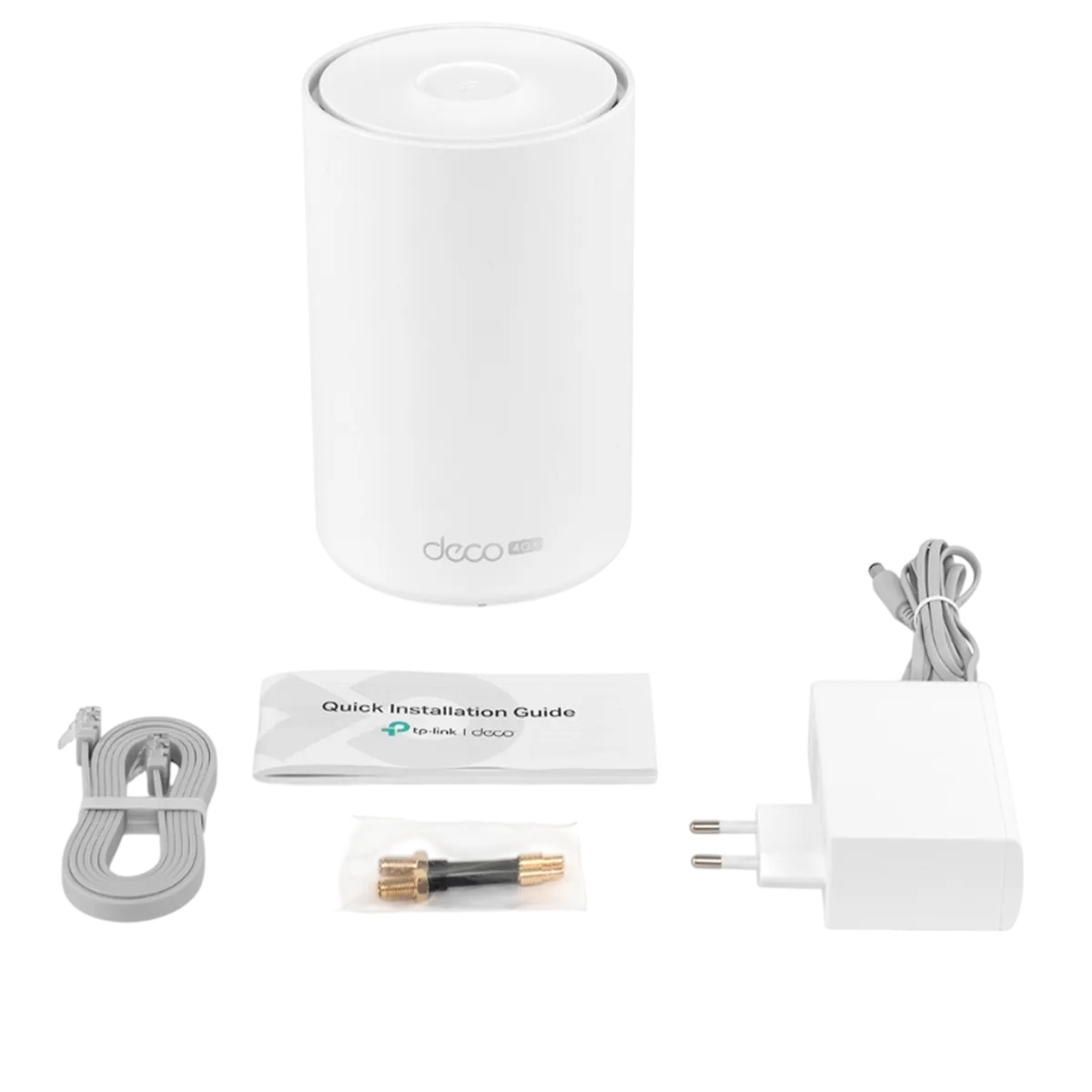 TP-Link Deco X10-4G (1-pack) / AX1500 Маршрутизатор Mesh-системы Wi-Fi 6 с 4G+ модемом