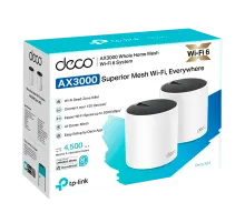 TP-Link Deco X55 (2-pack) / AX3000 Гигабитная домашняя Mesh-система Wi-Fi 6