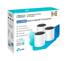 TP-Link Deco X55 (3-pack) / AX3000 Гигабитная домашняя Mesh-система Wi-Fi 6