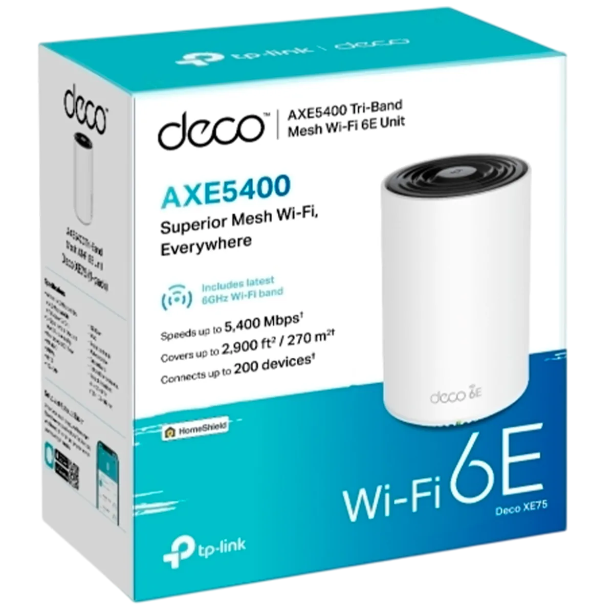 TP-Link Deco XE75 (1-pack) / AXE5400 Трехдиапазонная Mesh-система Wi-Fi 6E