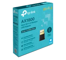TP-Link Archer TX1800U Nano / AX1800 Двухдиапазонный беспроводной nano USB-адаптер Wi-Fi 6
