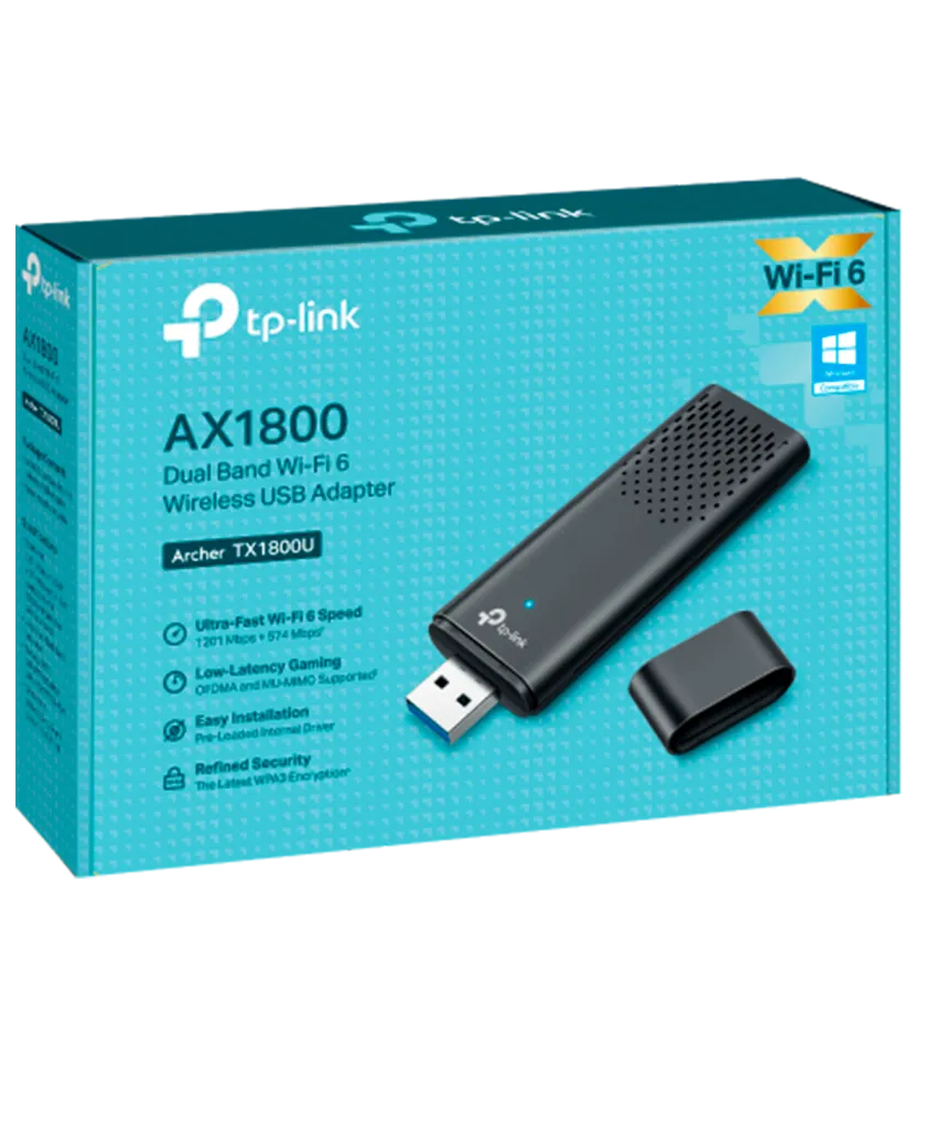 TP-Link Archer TX1800U / AX1800 Двухдиапазонный беспроводной USB-адаптер Wi-Fi 6