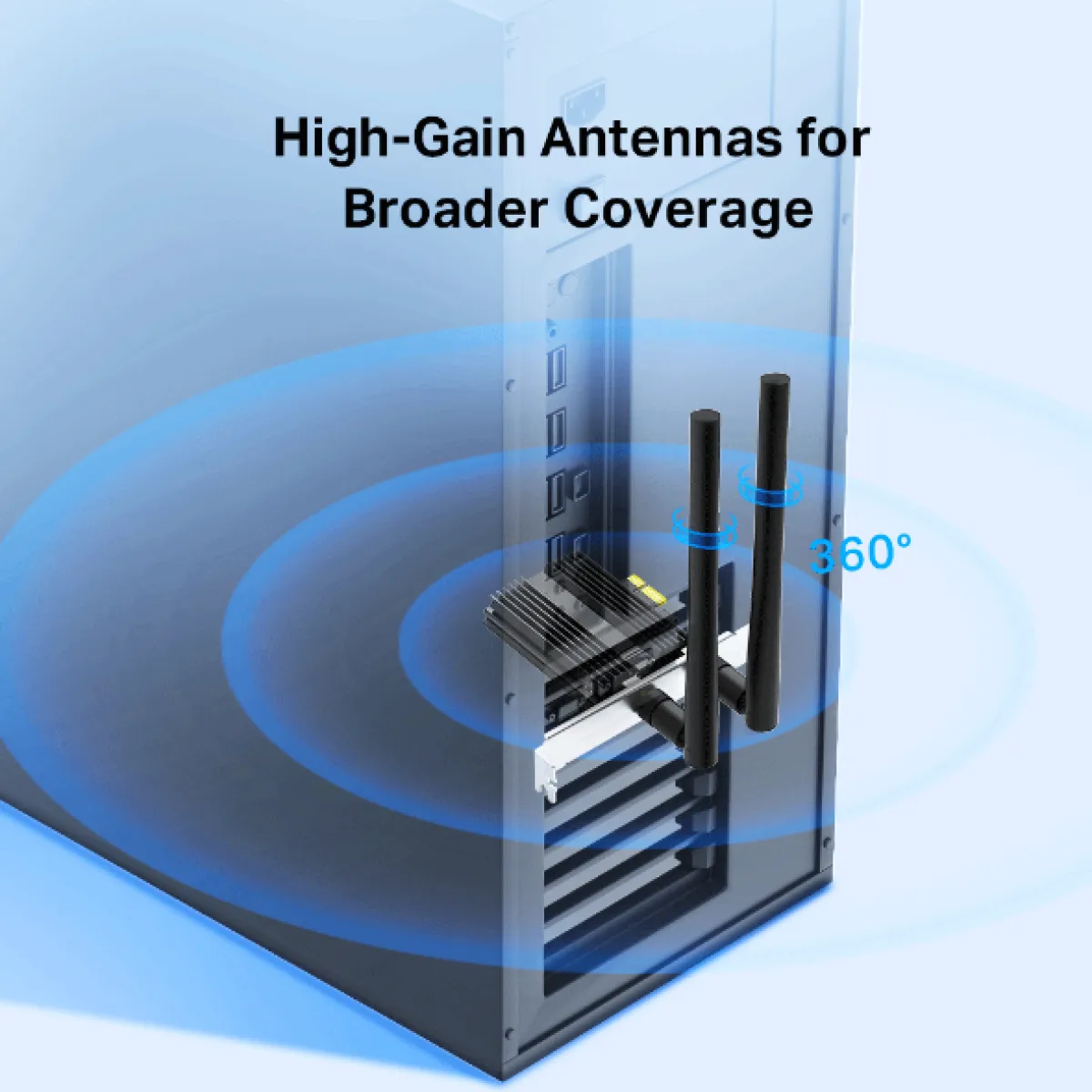 TP-Link Archer TX50E / AX3000 Двухдиапазонный беспроводной PCI Express-адаптер Wi-Fi 6 с поддержкой Bluetooth 5.0