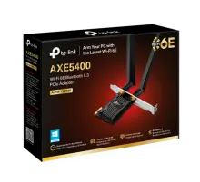 TP-Link Archer TXE72E / AXE5400 Трехдиапазонный беспроводной PCI Express адаптер Wi-Fi 6E с поддержкой Bluetooth 5.3