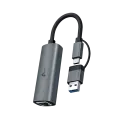 TP-Link UE310C / USB 3.0 Type-C/Type-A Сетевой адаптер Gigabit Ethernet 1000 Мбит/с с RJ45