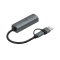 TP-Link UE310C / USB 3.0 Type-C/Type-A Сетевой адаптер Gigabit Ethernet 1000 Мбит/с с RJ45
