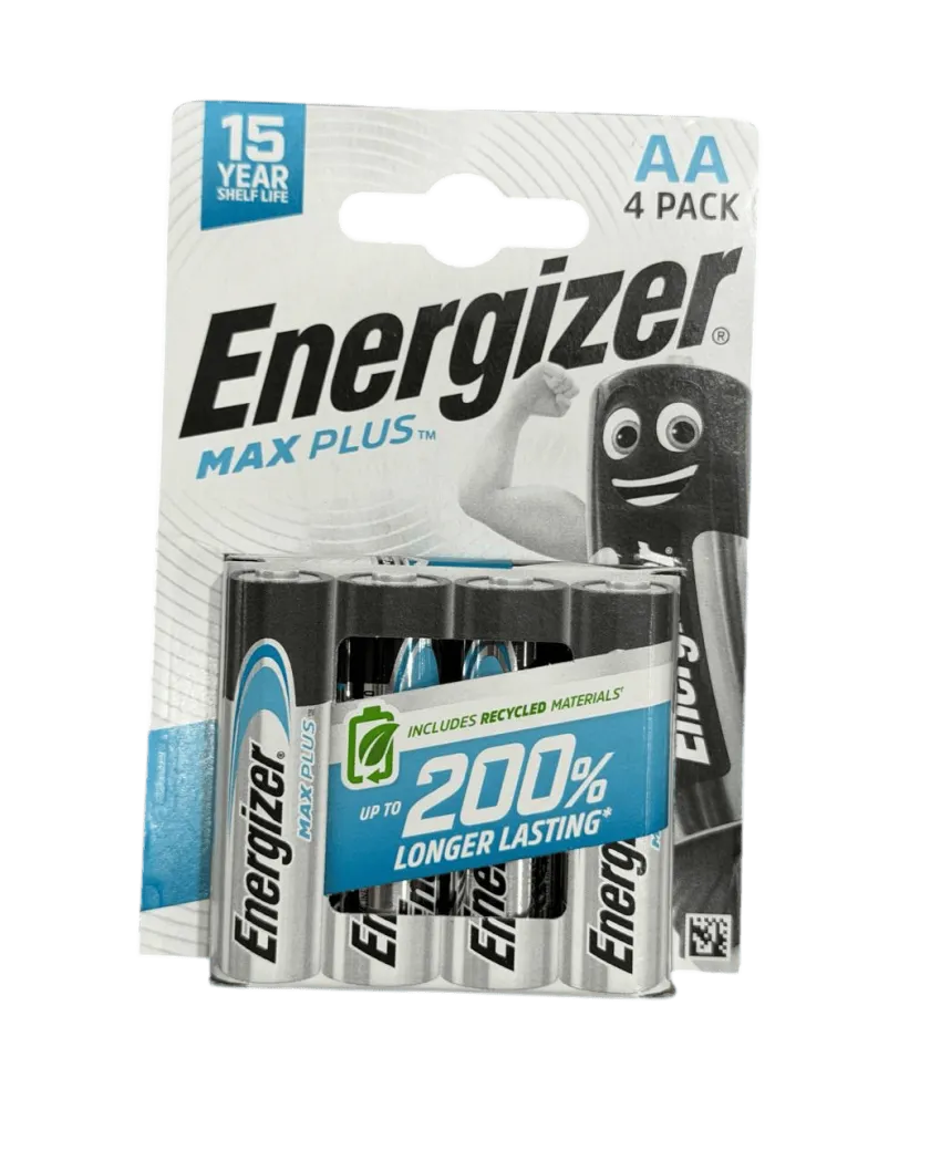 Батарейки Energizer Max Plus AA 4шт