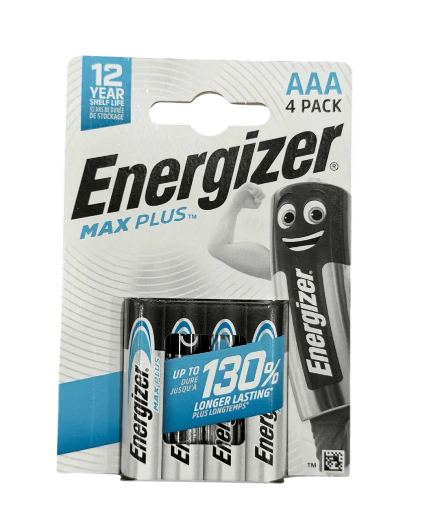Батарейки Energizer Max Plus AAA 4шт