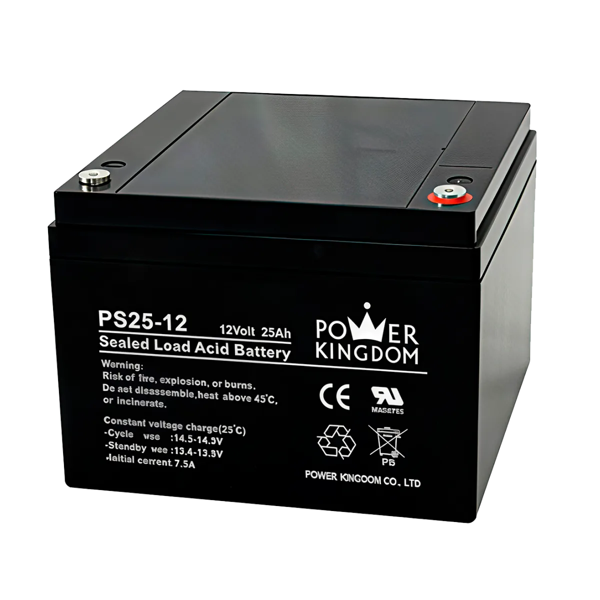 Аккумуляторные батареи для ИБП (UPS) 12V/25Ah / Power Kindom  