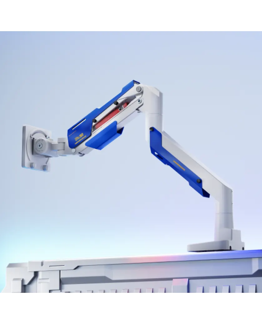 Кронштейн для монитора LUMI (Brateck) LDT101-C012 (24″–57″, до 30 кг) / White-Blue