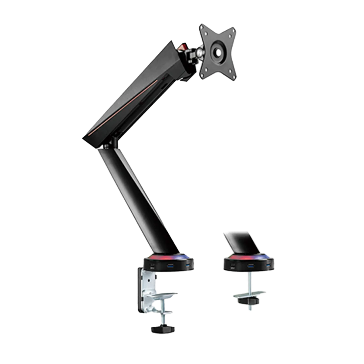 Кронштейн для монитора LUMI (Brateck) LDT39-C012U (17″–32″, до 8 кг, USB) / Black