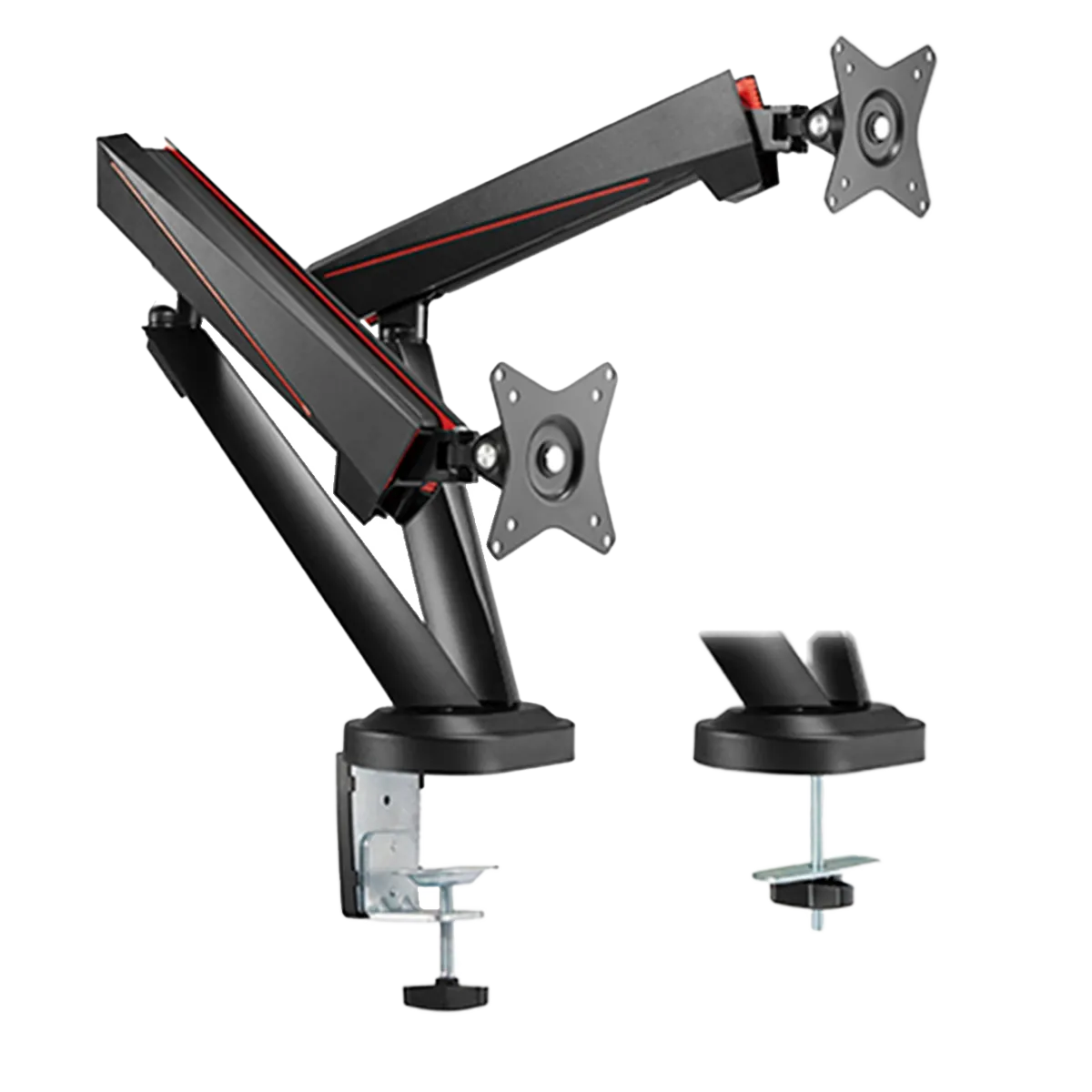 Кронштейн для 2х мониторов LUMI (Brateck) LDT39-C024 (17″–32″, до 8 кг) / Black