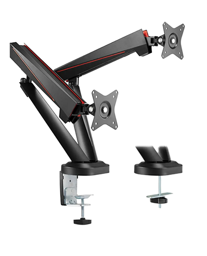 Кронштейн для 2х мониторов LUMI (Brateck) LDT39-C024 (17″–32″, до 8 кг) / Black