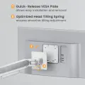 Кронштейн для монитора LUMI (Brateck) LDT81N-C012 (17″–49″, до 20 кг) / White