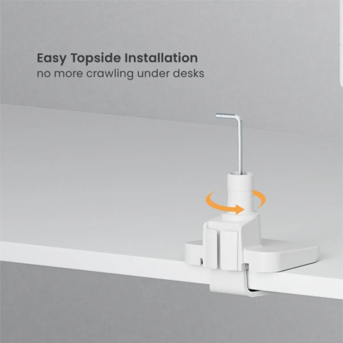 Кронштейн для монитора LUMI (Brateck) LDT81N-C012 (17″–49″, до 20 кг) / White