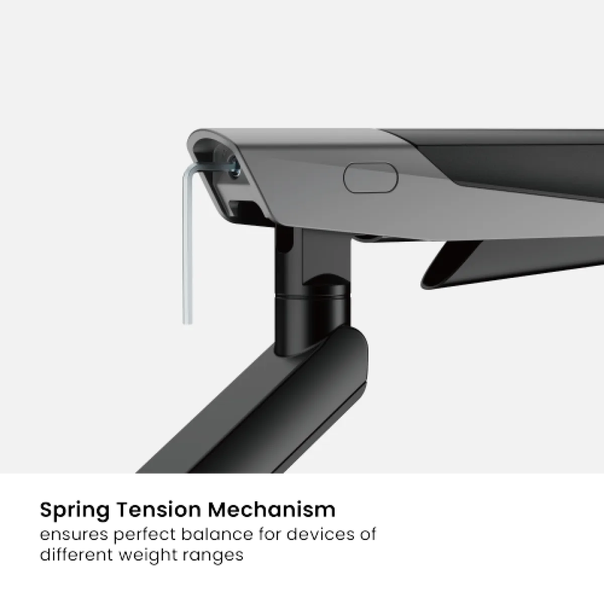 Кронштейн для монитора LUMI (Brateck) LDT85-C012-KP01 (17″–40″, до 12 кг) / White