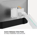 Кронштейн для монитора LUMI (Brateck) LDT85-C012L RGB (17″–49″, до 20 кг) / White