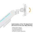 Кронштейн для монитора LUMI (Brateck) LDT85-C012L RGB (17″–49″, до 20 кг) / White
