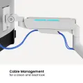 Кронштейн для монитора LUMI (Brateck) LDT85-C012L RGB (17″–49″, до 20 кг) / White