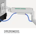 Кронштейн для 2х мониторов LUMI (Brateck) LDT85-C024 (17″–35″, до 20 кг) / White