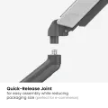 Кронштейн для монитора LUMI (Brateck) LDT88-C012 (17″–32″, до 9 кг) / Space Grey-White