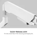 Кронштейн для монитора LUMI (Brateck) LDT94-C012E (17″–40″, до 12 кг) / White