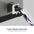 Кронштейн для монитора LUMI (Brateck) LDT95-C012 (24″–57″, до 30 кг) / Black-White