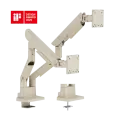 Кронштейн для 2х мониторов LUMI (Brateck) LDT99-C024 (24″–45″, до 27 кг) / White