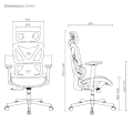Кресло офисное LUMI SpineX CH05-31 Chair / Black