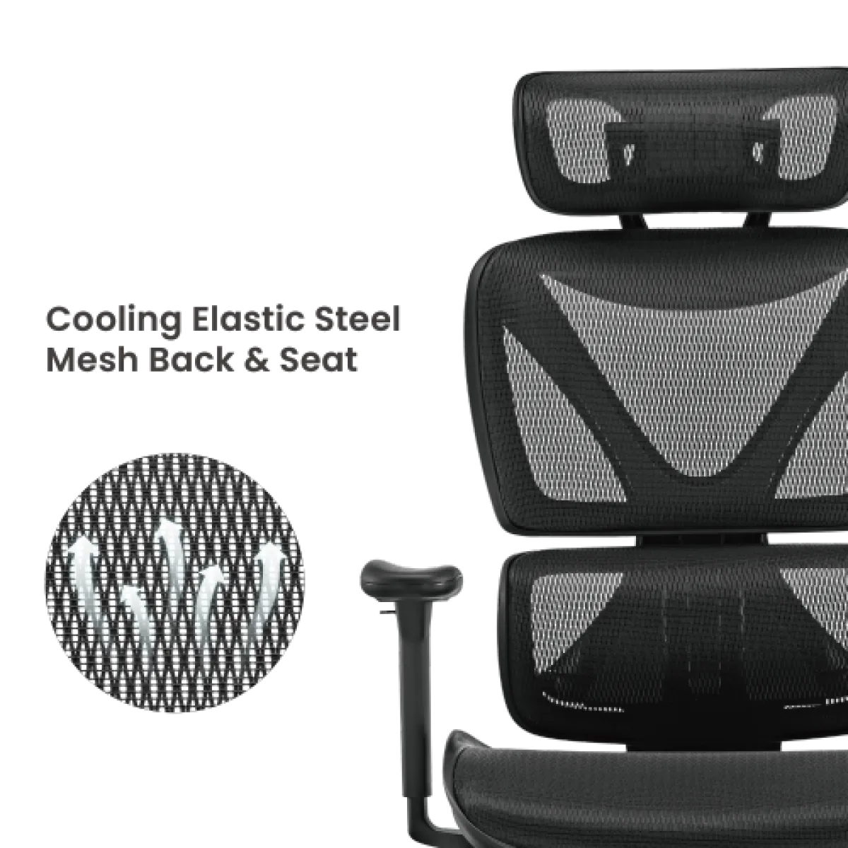 Кресло офисное LUMI SpineX CH05-31 Chair / Black
