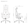 Кресло офисное LUMI CH05-40 Chair / Black