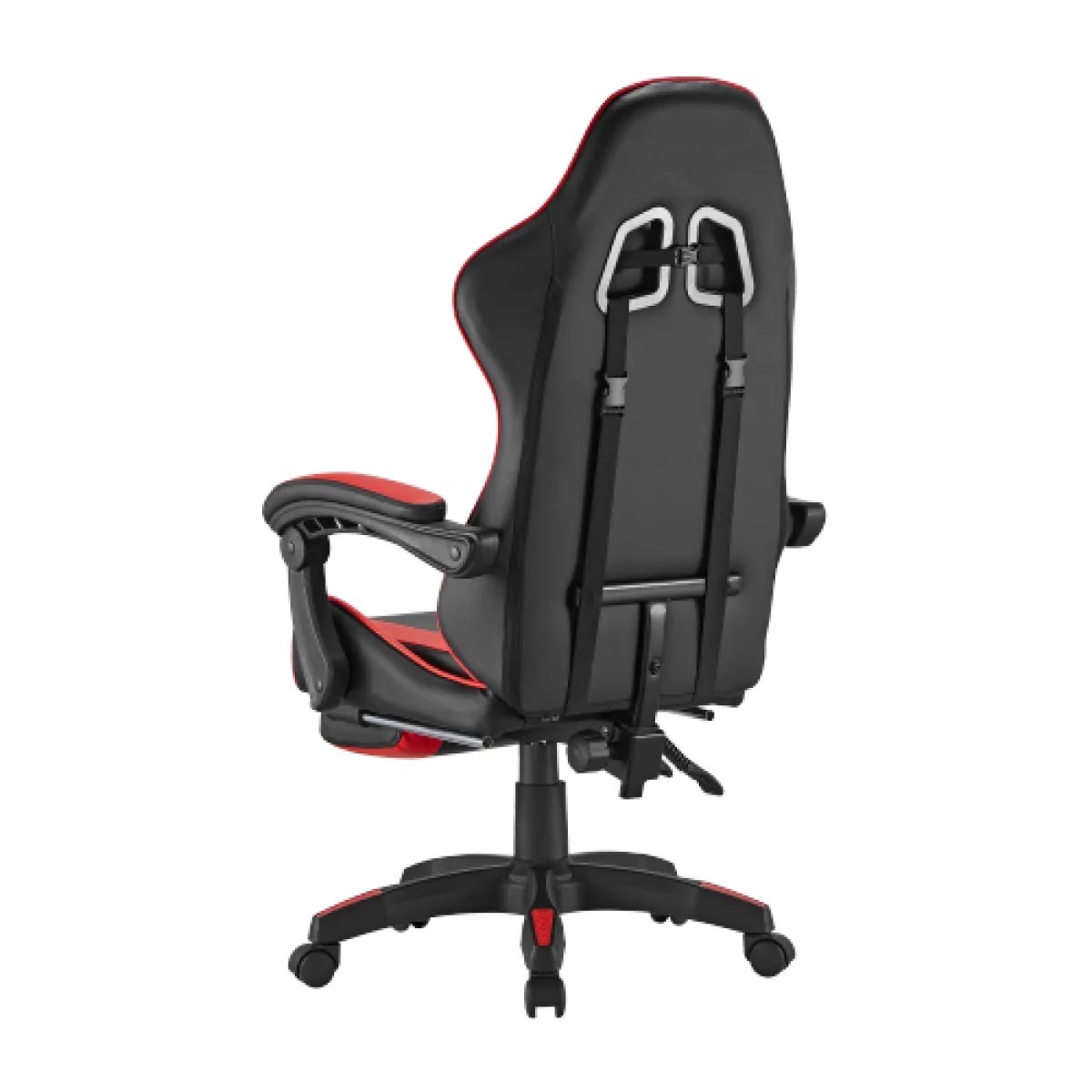Кресло игровое LUMI CH06-12-04 Gaming Chair с подставкой для ног / Red-Black