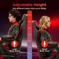 Кресло игровое LUMI CH06-12-04 Gaming Chair с подставкой для ног / Red-Black