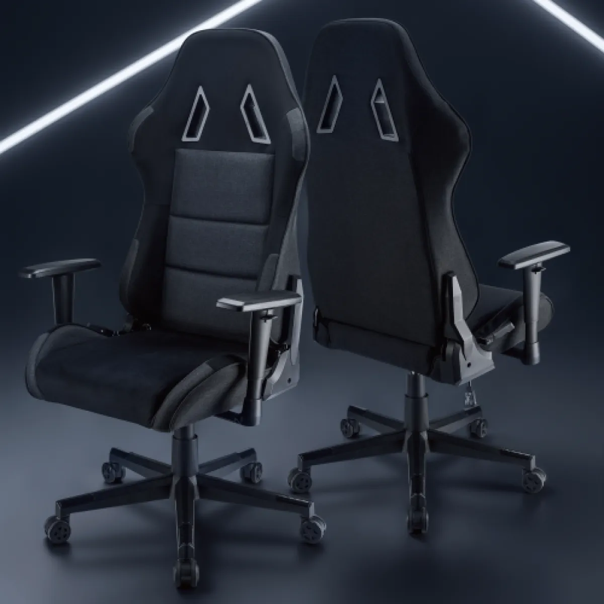 Кресло игровое LUMI CH09-18 Gaming Chair (ткань / PVC-кожа)